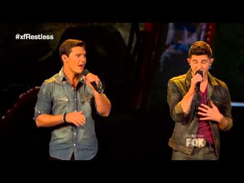 Restless Road Sing Roar on X Factor USA Week 1 (HD)