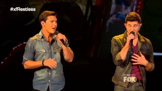 Restless Road Sing Roar on X Factor USA Week 1 (HD)