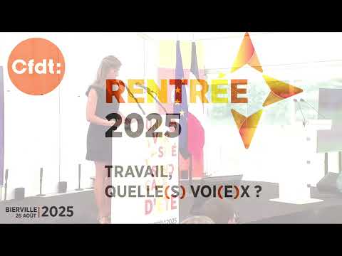 La rentrée de la CFDT