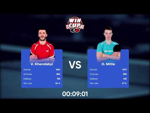 09:00 Maksym Deineha  - Oleksii Mitla West 1 WIN CUP 10.10.2022 | TABLE TENNIS WINCUP