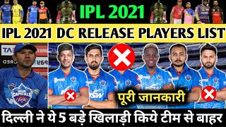 IPL 2021 : Delhi Capitals Will Release These 5 Players In The IPL 2021 | Dc Release Players IPL 2021