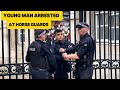 Young man ARRESTED after he DISRESPECTING the king’s guard