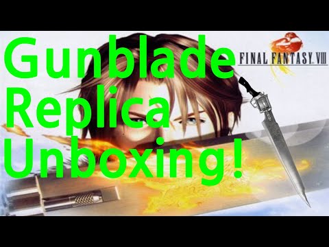 FF8 Squall's Functional Gunblade Replica Unboxing!