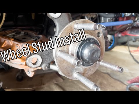 How to properly install wheel studs On your Mustang