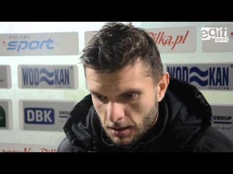 Tomasz Chałąs po meczu Stomil Olsztyn - MKS Kluczbork