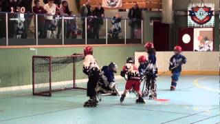 preview picture of video 'TOURNOI DE NOËL LE 22/12/2013  AIME - ROLLER HOCKEY - LES JEUNES YETI'S GRENOBLE VS LES DIABOLIKS 1'