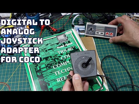 Digital to Analog Joystick Adapter for CoCo