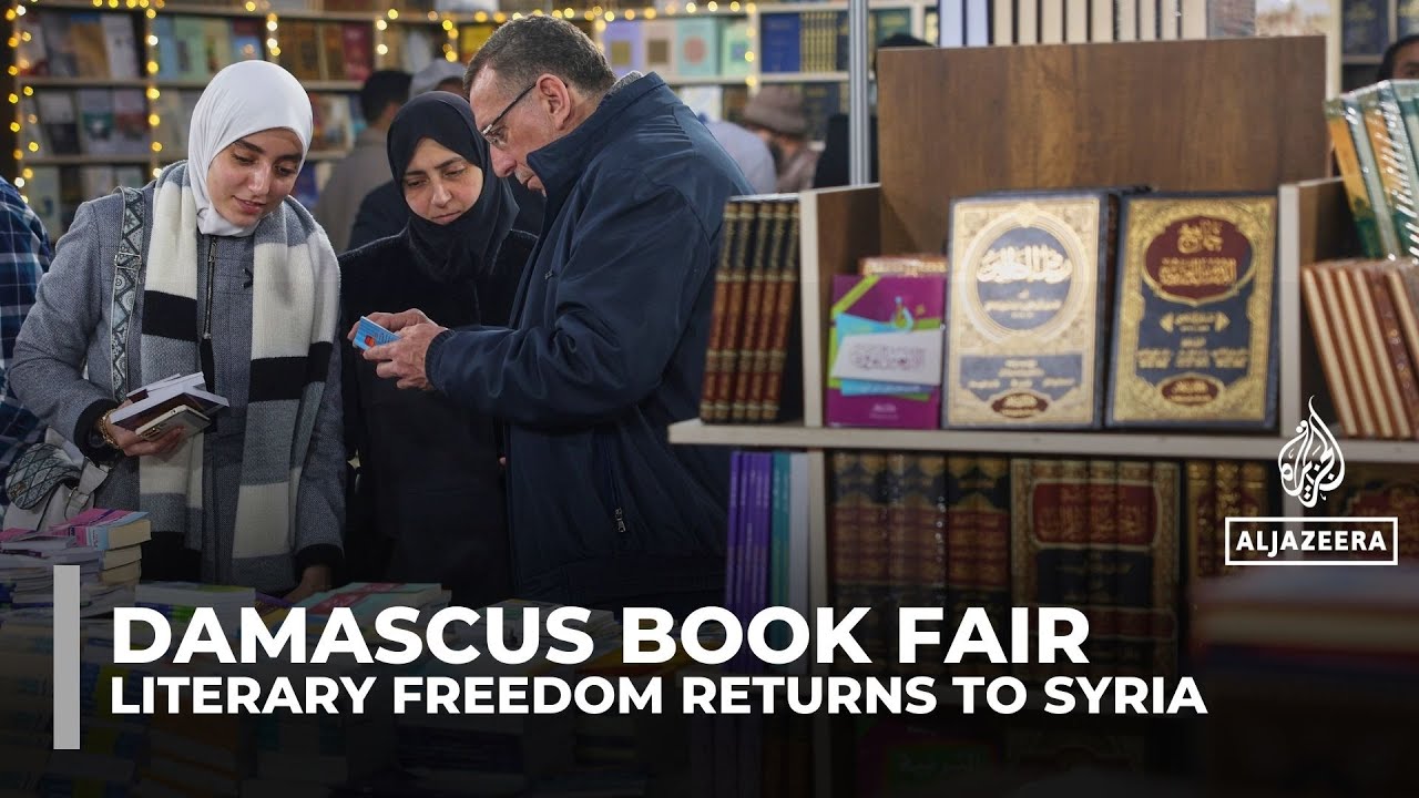 Syrians embrace newfound hope and literary freedom at Damascus book fair