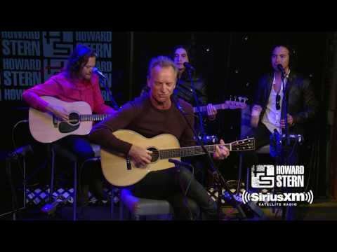 Sting "Message in a Bottle" Live on the Howard Stern Show