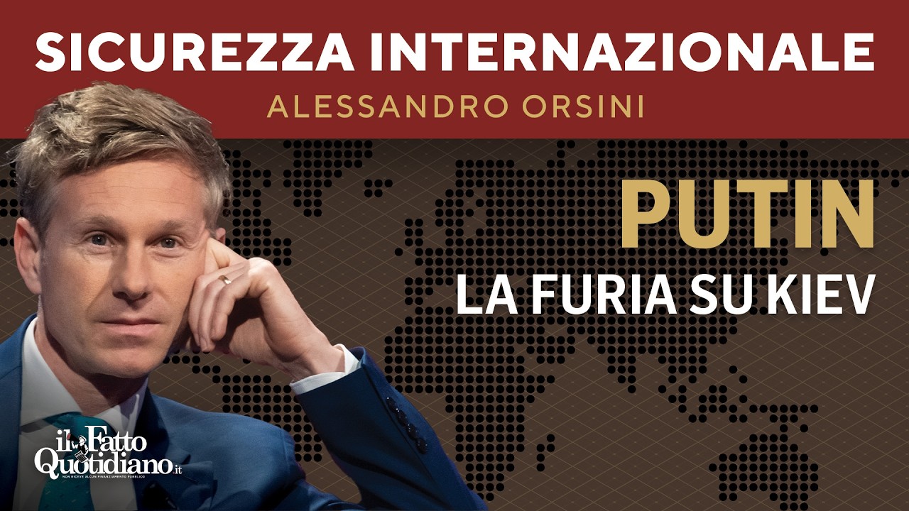 La furia di Putin su Kiev. La diretta con Alessandro Orsini