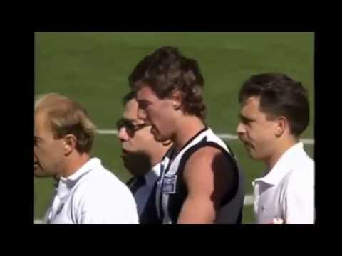 Gavin Brown & Essendon's Terry Daniher on the 1990 Grand Final fight. www.collingwoodfootytour.com