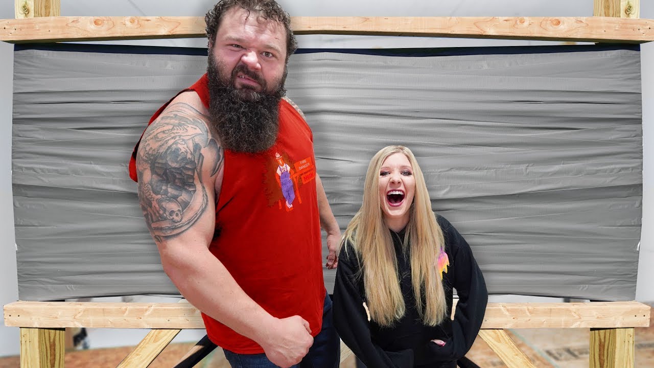 World's STRONGEST Man vs 100 Layers Challenge!