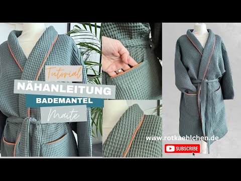 Nähanleitung Bademantel Maite von Schnittreif