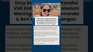 Enzy Storia Sempat Besuk Vidi Aldiano Sehari Sebelum Meninggal Dunia, Akui Masih Bercanda