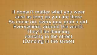 Dancing In The Street David Bowie Mick Jagger Song Lyrics