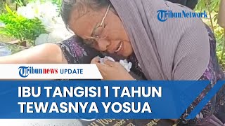Tangis Ibunda di Makam Brigadir J, Setahun Kasus Pembunuhan, Hukuman Pelaku Tak Kunjung Ketok Palu