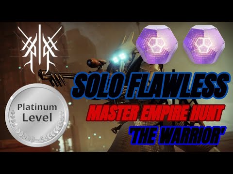 Solo Flawless 1280 Master Empire Hunt (Platinum Rank) Flawless Triumph - Destiny 2 (Pinnacle Reward)