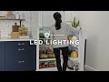 GE Appliances Top-Freezer Refrigerator with LED Lighting