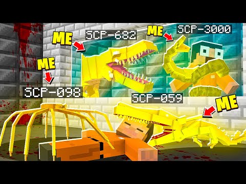 I Became ALL GOLD SCPs in MINECRAFT! - Minecraft Trolling Video