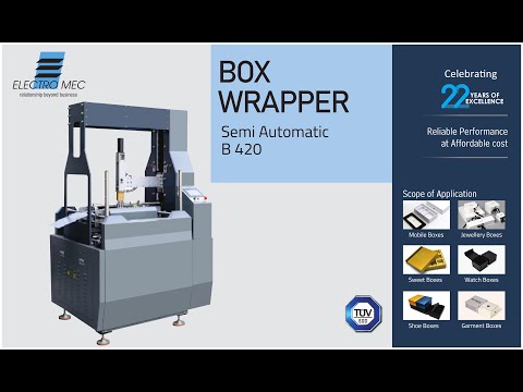 Semi Automatic Box Wrapping Machine