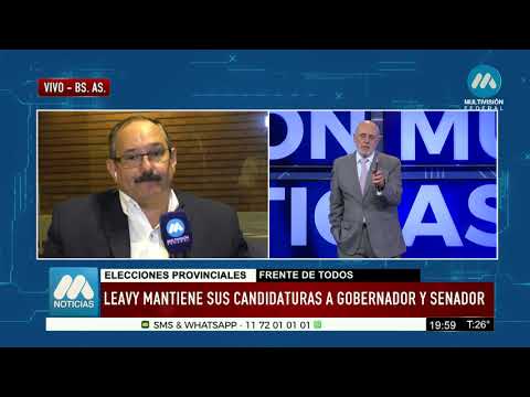 ALBERTO FERNÁNDEZ APOYÓ A LEAVY EN SU CANDIDATURA A GOBERNADOR