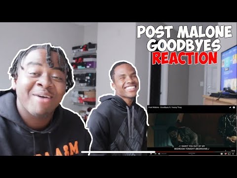 Post Malone - Goodbyes ft. Young Thug Reaction