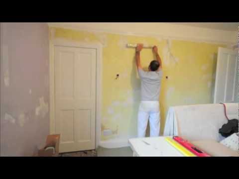 Hanging wallpaper - paste the wall