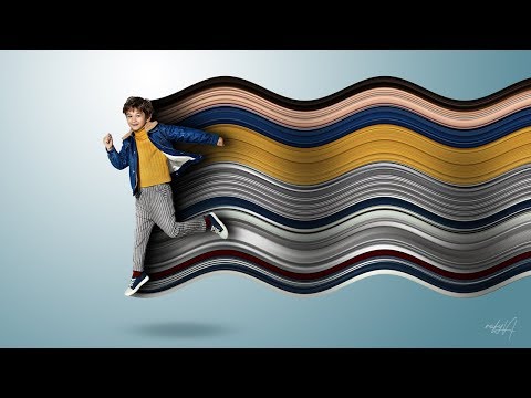 Neon Glow Effect Portrait Photoshop Tutorial