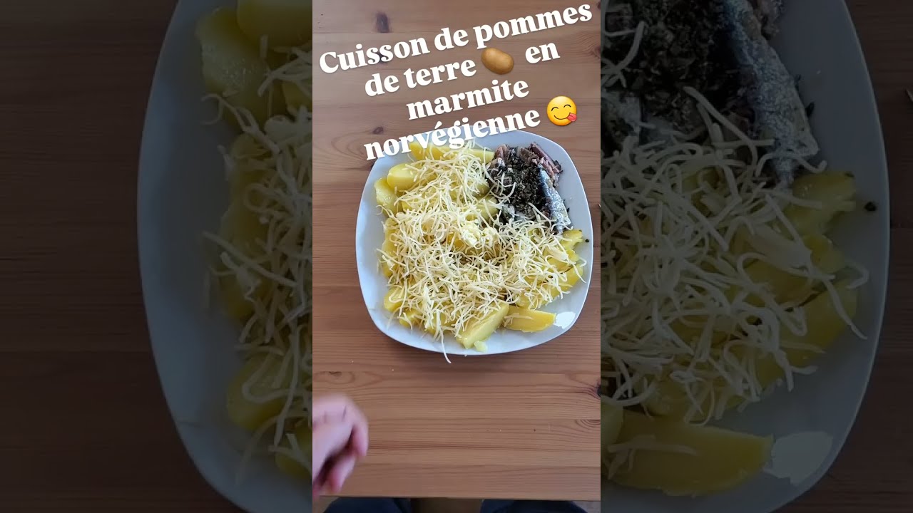 Recette marmite norvégienne - Cuisson de pomme de terre à l'eau