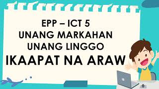 EPP ICT PPT WEEK 1