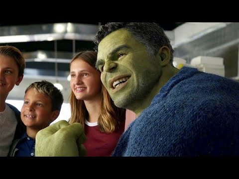 Smart Hulk Diner Scene - Avengers: Endgame (2019) Movie Clip HD