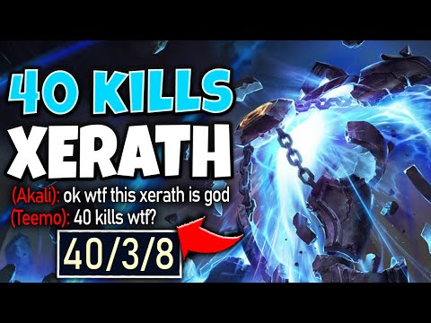 WHEN THE RANK 1 XERATH DROPS A 40 KILL GAME AND 120K DAMAGE (INSANE) - League of Legends