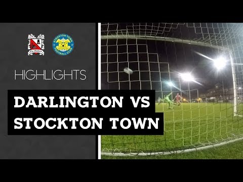 Darlington 4-0 Stockton Town - Durham Challenge Cup - 2018/19