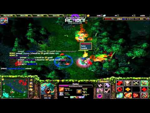 DotA 6.83c - Huskar Amazing Combat