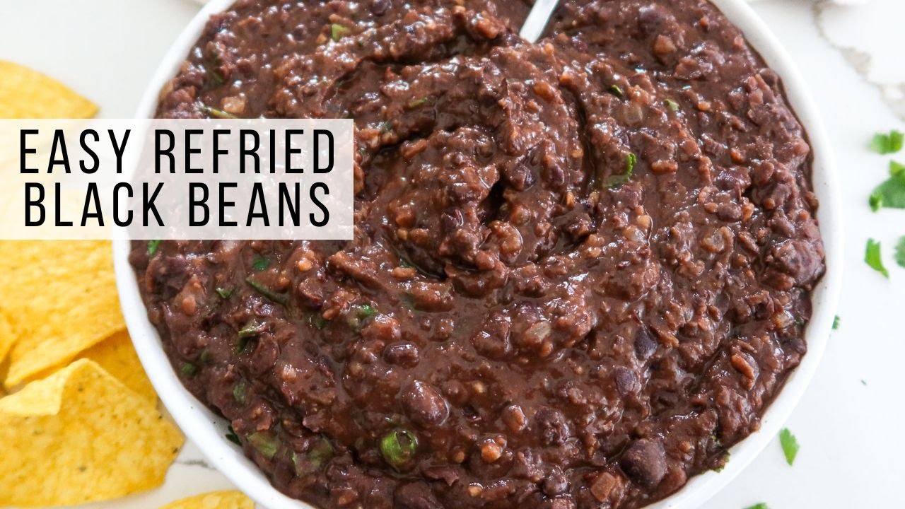 Refried Black Beans