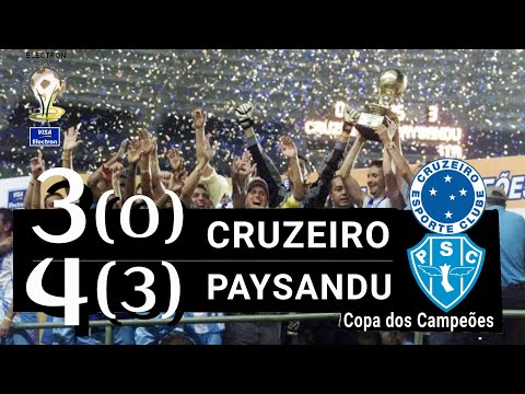 SUPER TÍTULO| Cruzeiro 3 (0) x (3) 4 Paysandu| Copa dos Campeões 2002| GOLS/PÊNALTIS