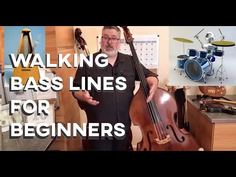 HOW TO Play WALKING BASS LINES for BEGINNERS!