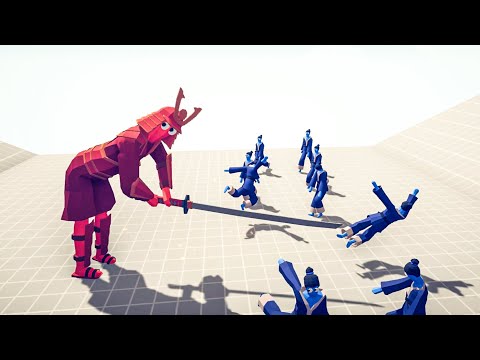 Samurai Giant vs Taekwondo - Totally Accurate Battle Simulator TABS