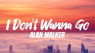 I don&#39;t wanna go - Alan Walker lyrics video 🎶 #alanwalker #lyrics #idontwannago @Tiramid