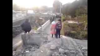 preview picture of video 'Город Ош. Строительство эстакадного моста идёт полным ходом.'