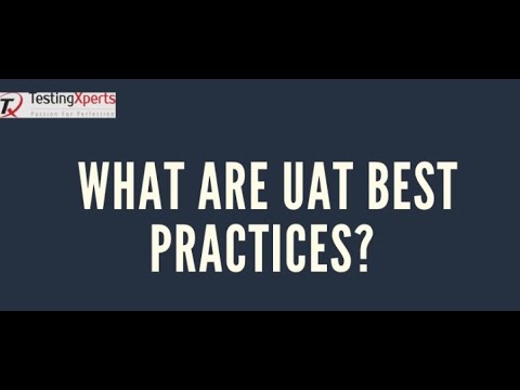 What are UAT best practices