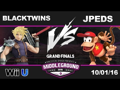 Middleground 2016 - LGS Blacktwins (Cloud) vs Bkr JPeds (Diddy, Mewtwo) - SSB4 Grand Finals