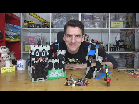 Eine kurze Runde durch die '90er: LEGO® 6078 Zugbrücke & 6086 Schwarze Ritterburg