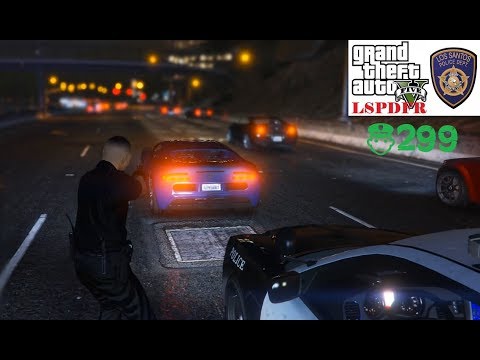 GTA 5 LSPDFR 👮299 | MIT EINEM 1 MILLIONEN $ AUTO AUF DER FLUCHT (Polizei Mod)