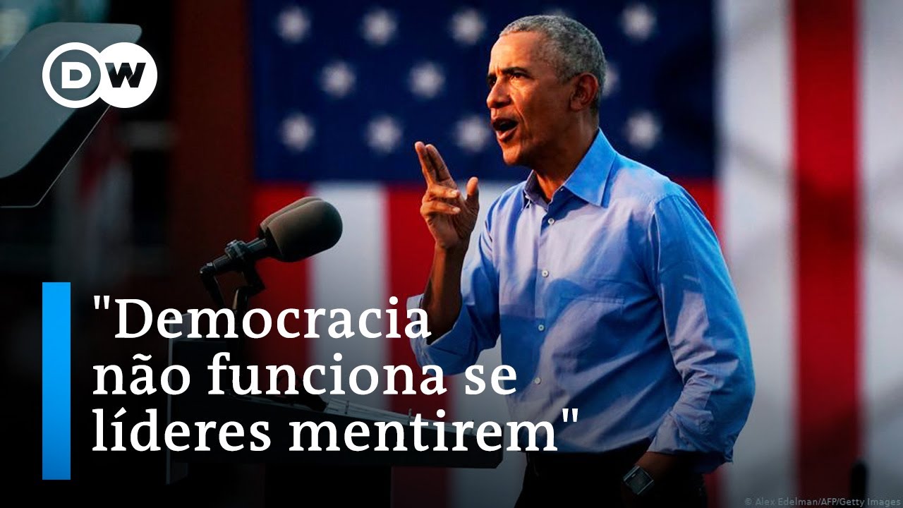 Trump e Obama trocam farpas em comícios