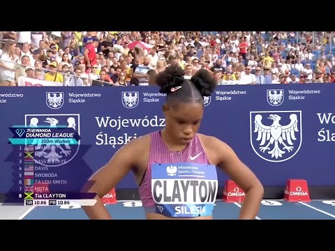 The Greatest Women's 100m Tia Clayton Defeats Tamari Davis And Daryll Neita