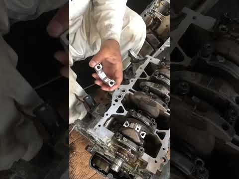 Very easy method for changing crank shaft main bearings or big end bearings without dismantling