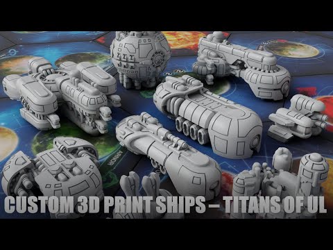 CUSTOM FACTION SHIPS for Twilight Imperium – TITANS OF UL