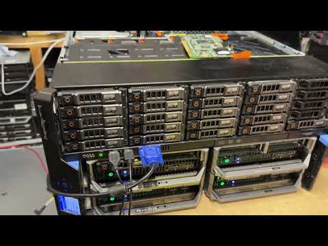 Dell vrtx 112 core 224 threads 4 node m630