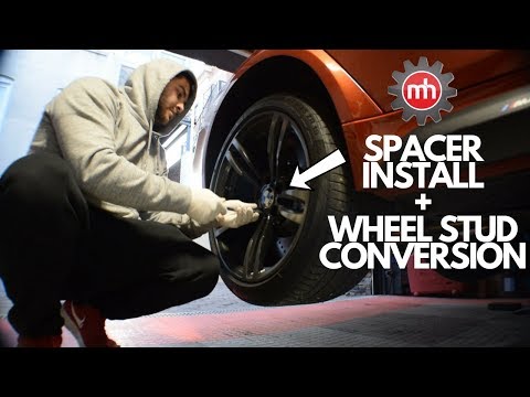 F80 M3 Stud Conversion + Wheel Spacer Install